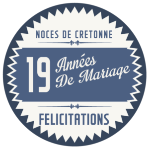 19 ans de mariage : noces de cretonne signification et inspirations de fête