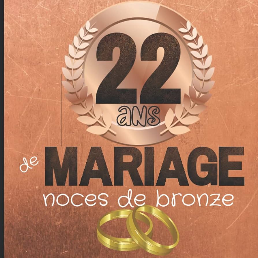 22 ans de mariage : noces de bronze signification et idées cadeaux