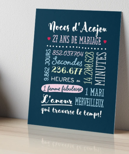 27 ans de mariage : noces d’acajou traditions et inspirations romantiques