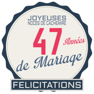 47 ans de mariage : noces de cachemire signification et inspirations élégantes